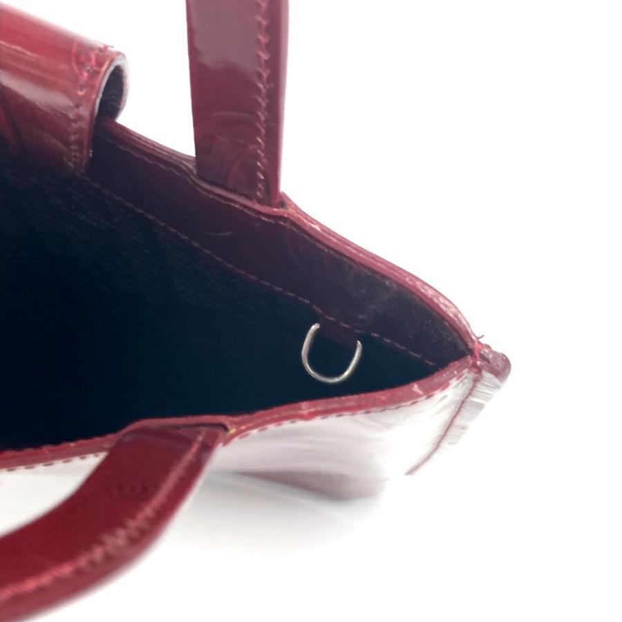 CARTIER カルティエ ハッピーバースデー ロゴ カバン トートバッグ ハンドバッグ レッド レディース【中古】 | Cartier | 09