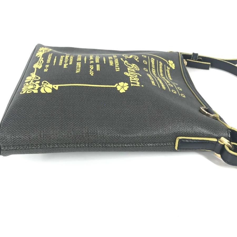 BVLGARI ブルガリ ロゴ S.Bulgari カバン ポシェット 斜め掛け ショルダーバッグ グレー ユニセックス【中古】 | BVLGARI | 08