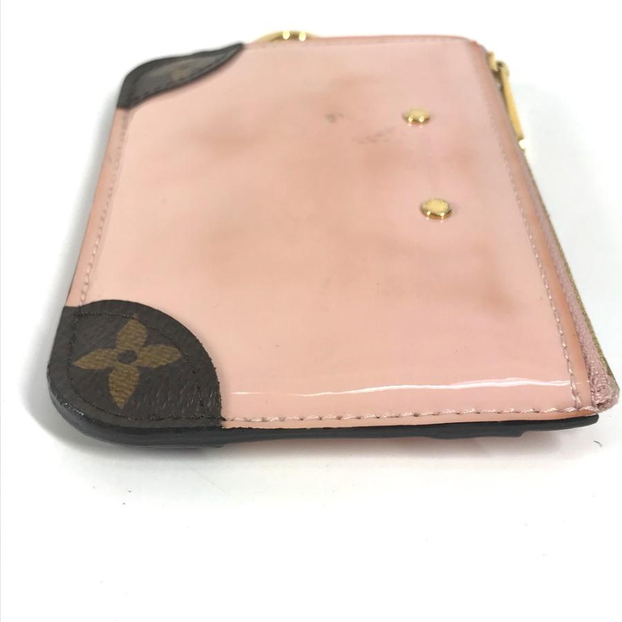 ルイヴィトン M63853 ヴェルニミロワール ポシェットクレ コインケース