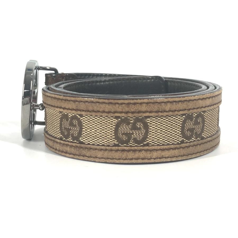 GUCCI（グッチ） GG ロゴ バックル アクセサリー ベルト ベージュ