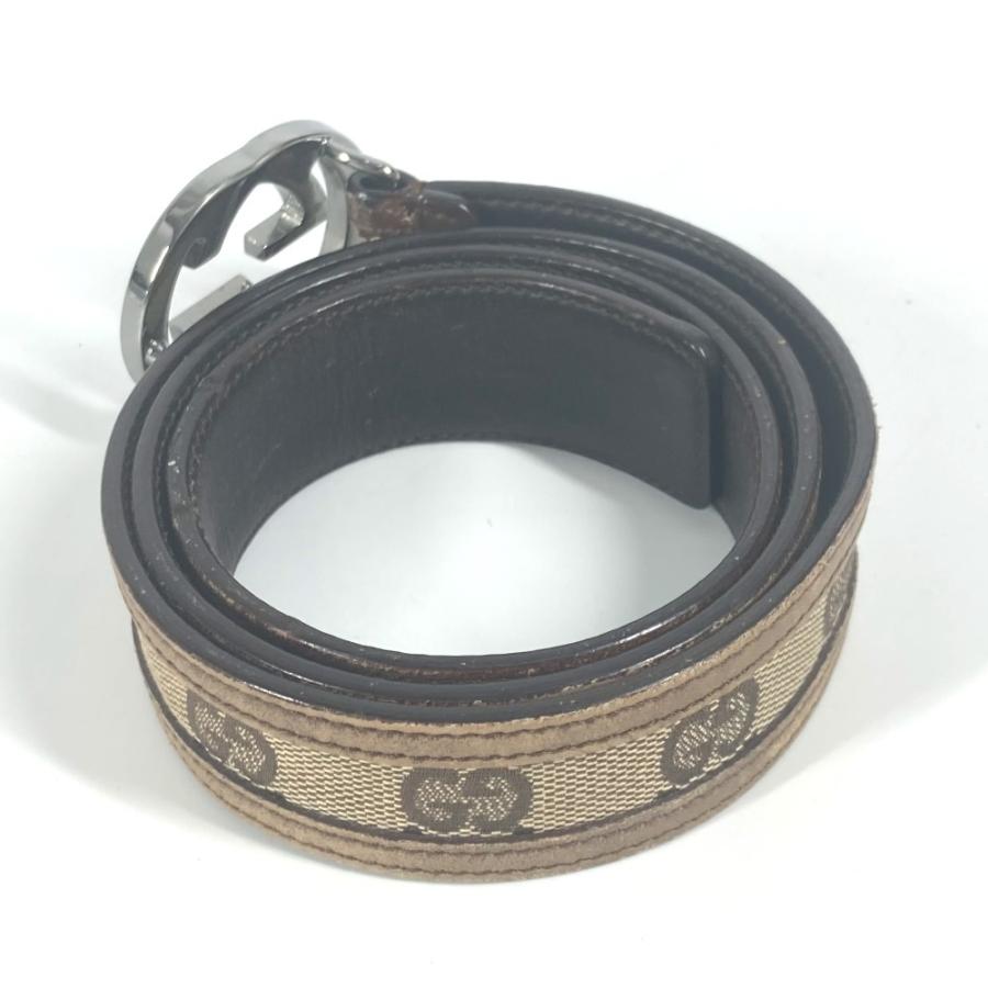GUCCI（グッチ） GG ロゴ バックル アクセサリー ベルト ベージュ