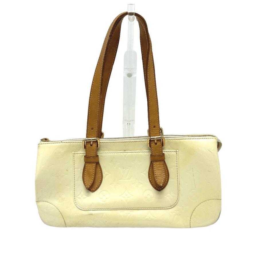 LOUIS VUITTON ルイヴィトン M93508 ローズウッドアベニュー 肩掛け モノグラムヴェルニ ハンドバッグ ペルル ホワイト レディース【中古】 | LOUIS VUITTON | 01