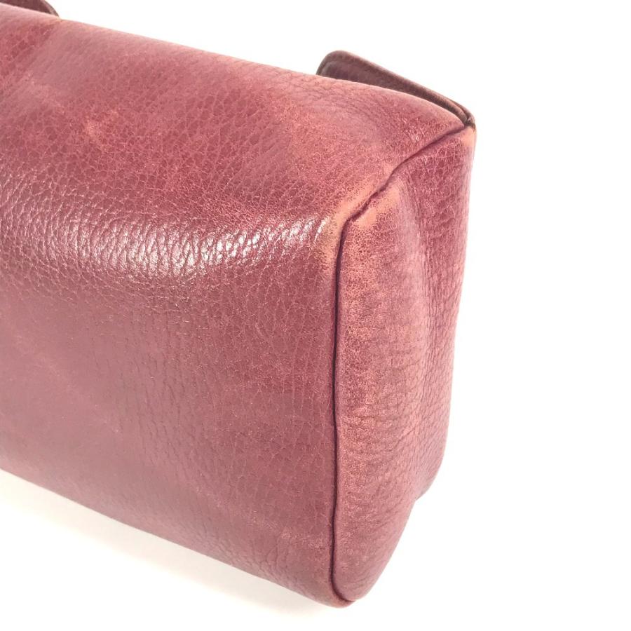 CARTIER カルティエ マストライン ロゴ トリニティ カバン バニティ ポーチ ヴィンテージ ハンドバッグ ボルドー レディース【中古】 | Cartier | 05
