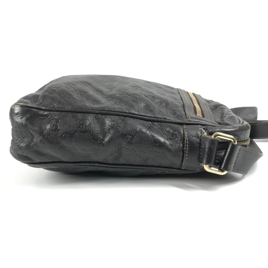 GUCCI グッチ 201448  グッチシマ GG カバン 斜め掛け ポシェット ショルダーバッグ ブラウン ユニセックス【中古】 | GUCCI | 04