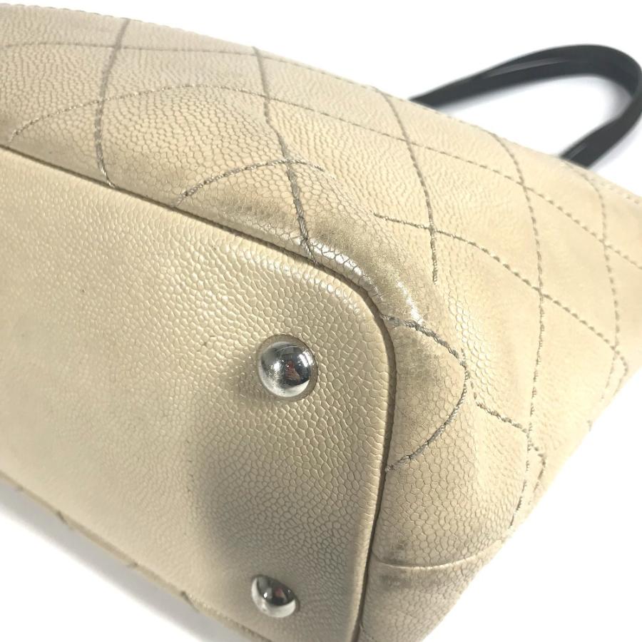 CHANEL シャネル A92211 オンザロード マトラッセ キルティング バイカラー カバン トートバッグ 肩掛け  ショルダーバッグ 【中古】の画像