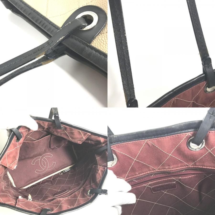 CHANEL シャネル A92211 オンザロード マトラッセ キルティング バイカラー カバン トートバッグ 肩掛け  ショルダーバッグ 【中古】の画像