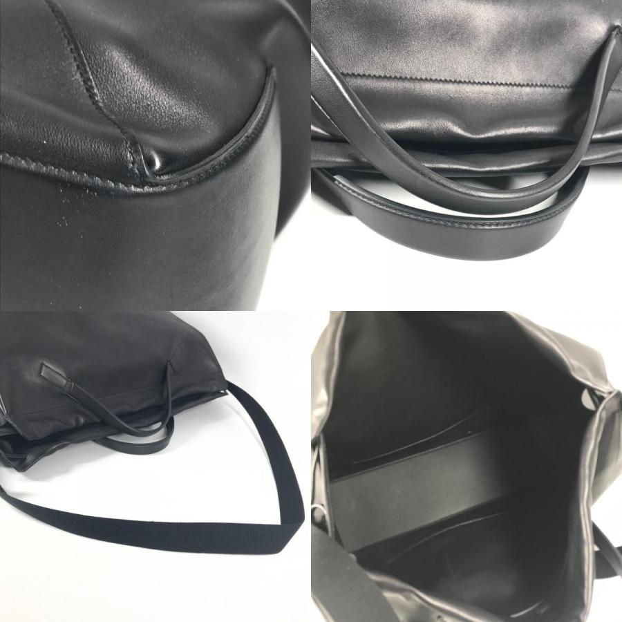 HERMES エルメス ヌーヴォー カバ 50 Nouveau Cabas 50 2WAYバッグ ハンドバッグ ショルダーバッグ ボストンバッグ ブラック【中古】の画像