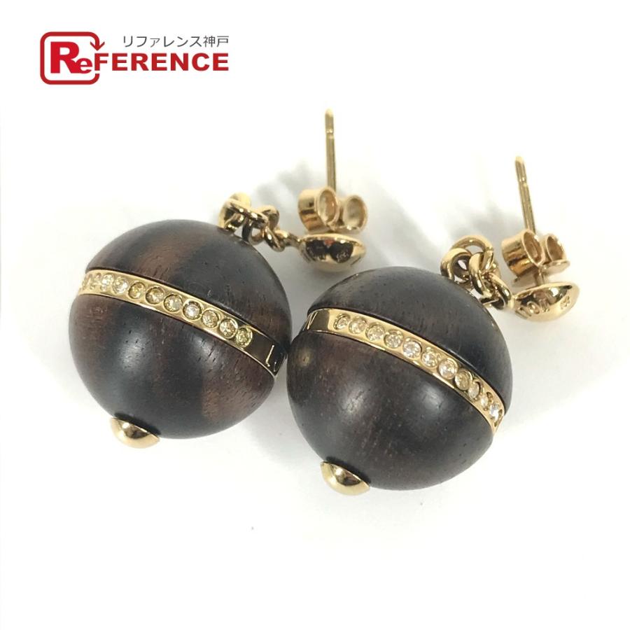 LOUIS VUITTON ルイヴィトン  M66398  ブークル ドレイユ マグネティックボア ロゴ ラインストーン アクセサリー ピアス ゴールド【中古】 | LOUIS VUITTON