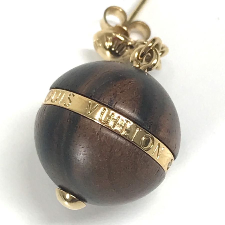 LOUIS VUITTON ルイヴィトン  M66398  ブークル ドレイユ マグネティックボア ロゴ ラインストーン アクセサリー ピアス ゴールド【中古】 | LOUIS VUITTON | 05