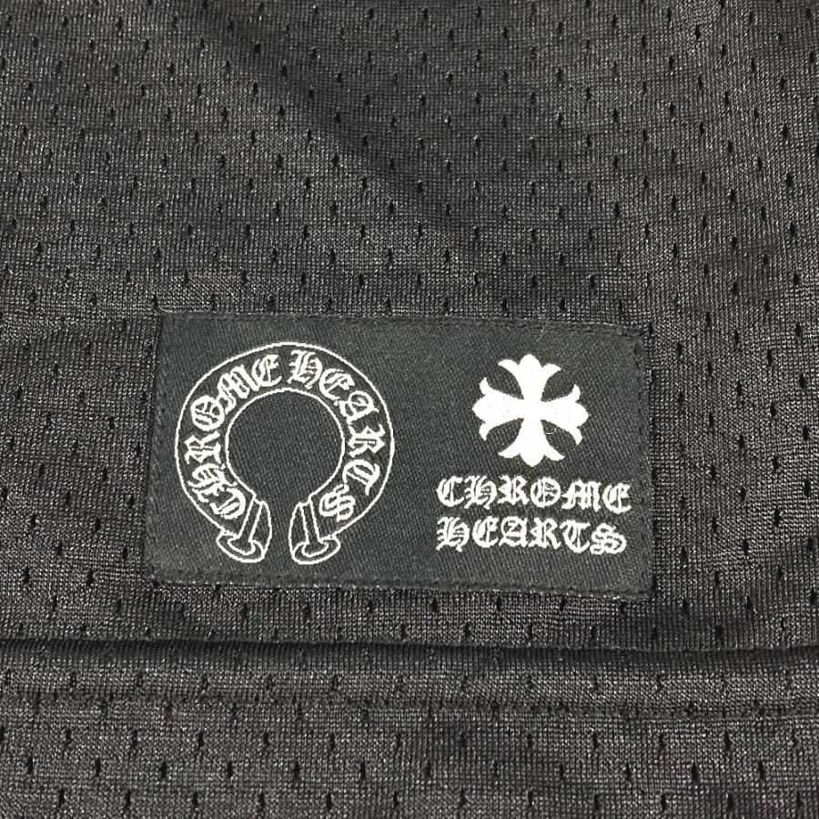 CHROME HEARTS クロムハーツ MESH WARM UP JERSEY メッシュ バーシティー ジャージー 長袖 トップス  ロングＴシャツ ブラック【中古】 |  | 07