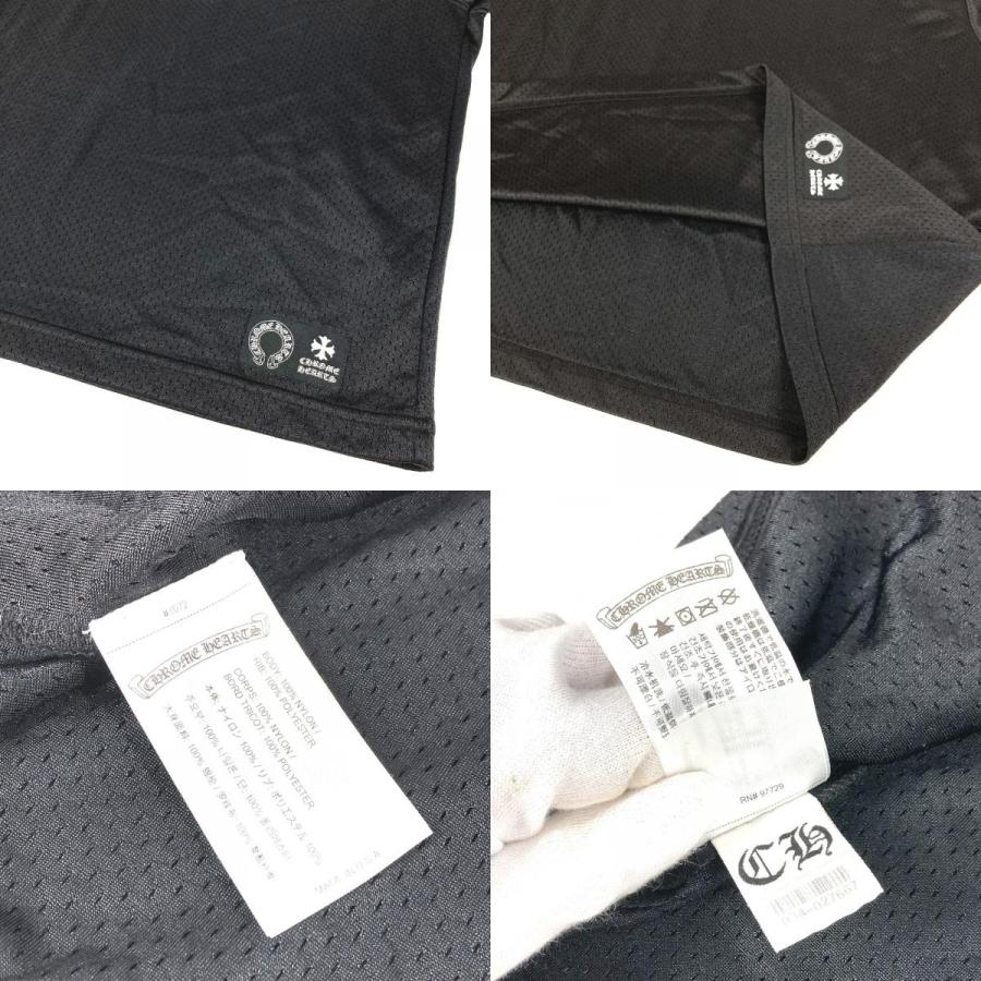 CHROME HEARTS クロムハーツ MESH WARM UP JERSEY メッシュ バーシティー ジャージー 長袖 トップス  ロングＴシャツ ブラック【中古】 |  | 08