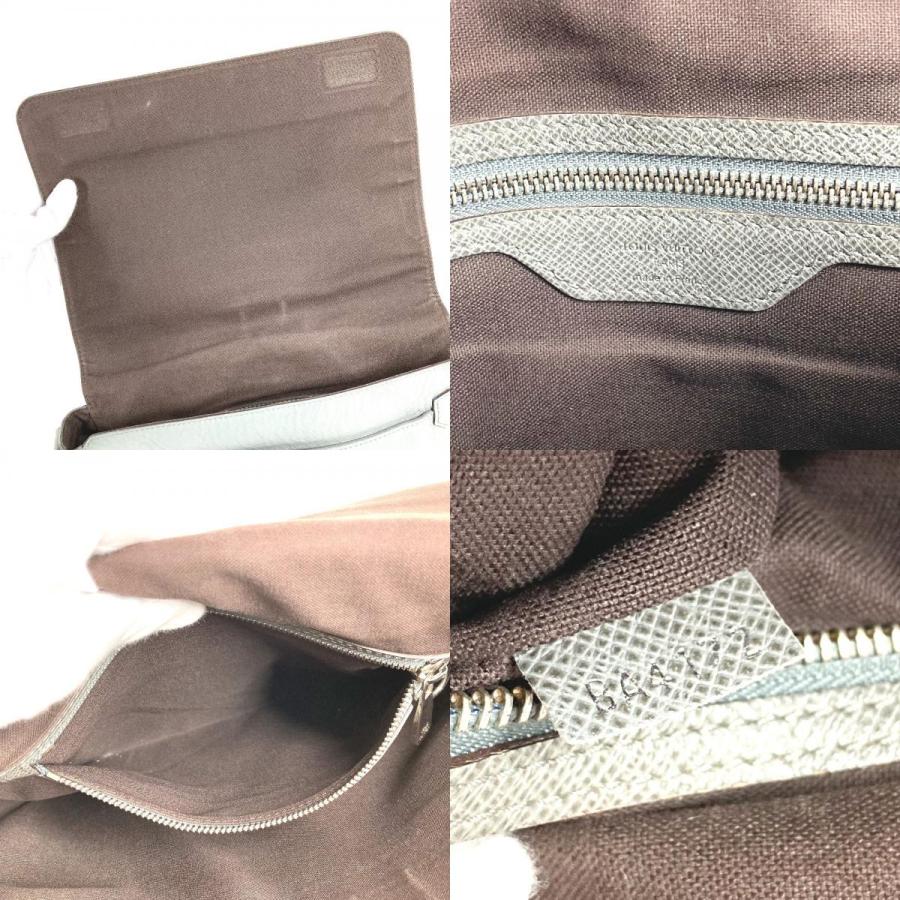 LOUIS VUITTON ルイヴィトン  M32623 ロマンMM ロマン MM カバン 斜め掛け フラップ タイガ ショルダーバッグ グラシエ グレー【中古】 | LOUIS VUITTON | 08