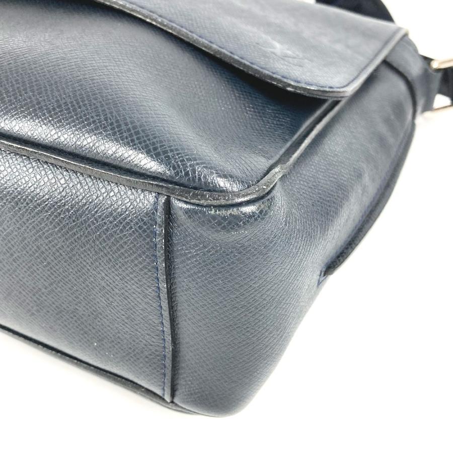 LOUIS VUITTON ルイヴィトン M32624 ロマンMM ロマン MM カバン 斜め掛け メッセンジャーバッグ タイガ ショルダーバッグ ネイビー【中古】 | LOUIS VUITTON | 05