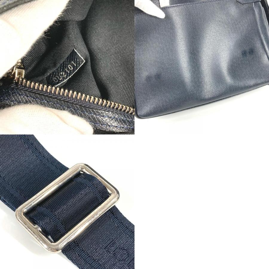 LOUIS VUITTON ルイヴィトン M32624 ロマンMM ロマン MM カバン 斜め掛け メッセンジャーバッグ タイガ ショルダーバッグ ネイビー【中古】 | LOUIS VUITTON | 09