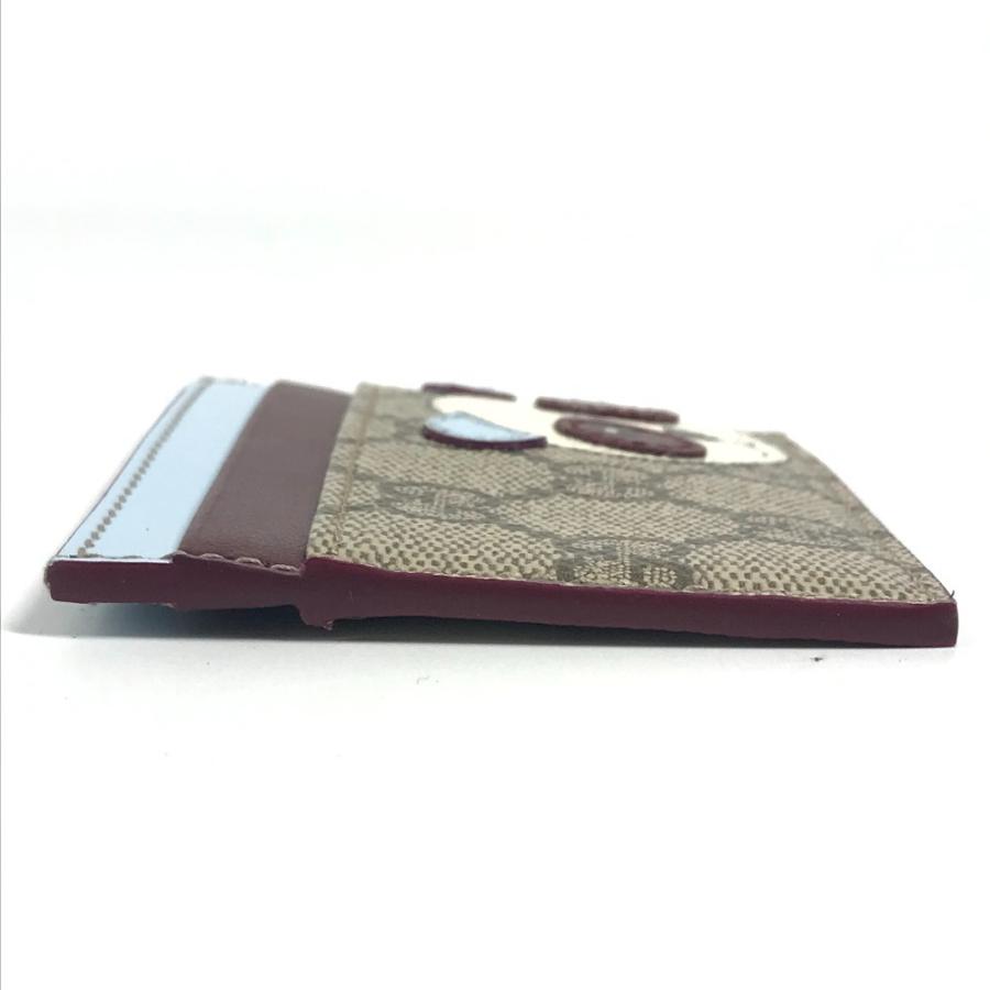 GUCCI（グッチ） 新品同様 818769 ロゴ パンダ 名刺入れ パスケース GG