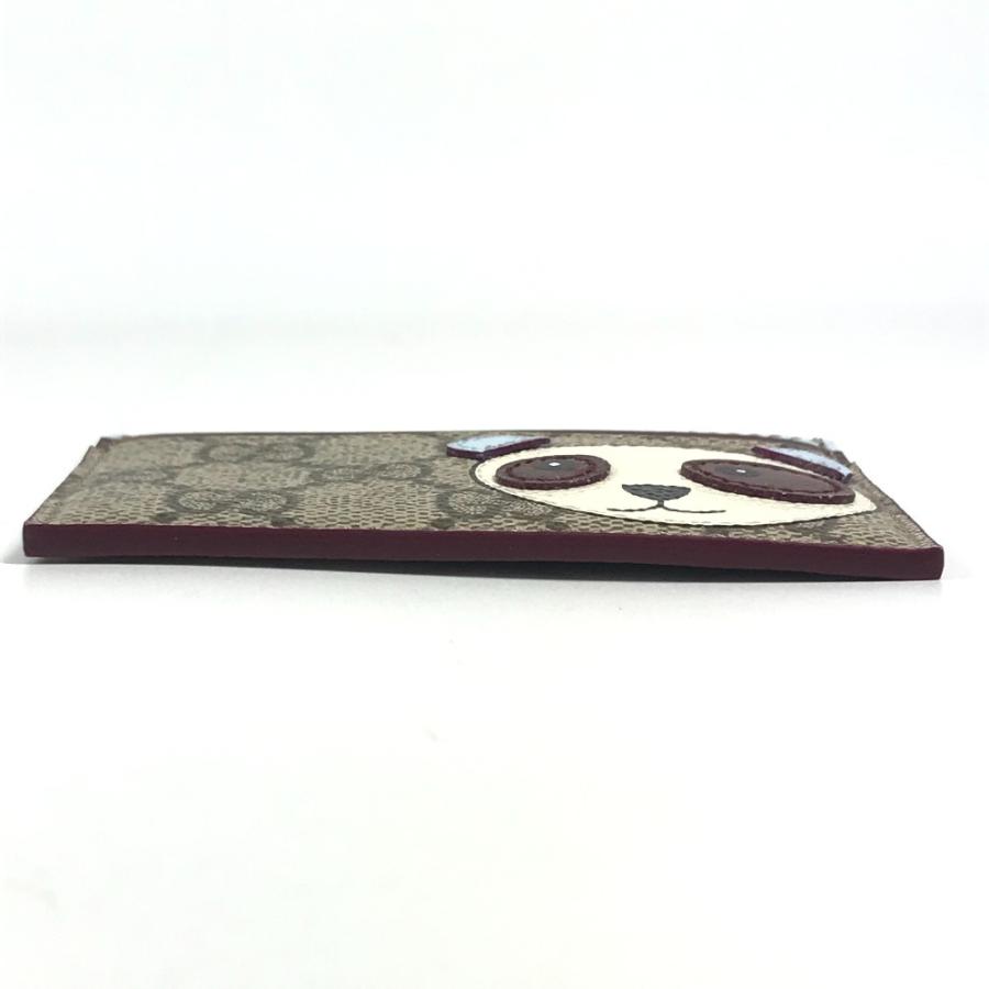 GUCCI（グッチ） 新品同様 818769 ロゴ パンダ 名刺入れ パスケース GG