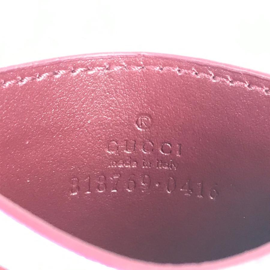 GUCCI（グッチ） 新品同様 818769 ロゴ パンダ 名刺入れ パスケース GG