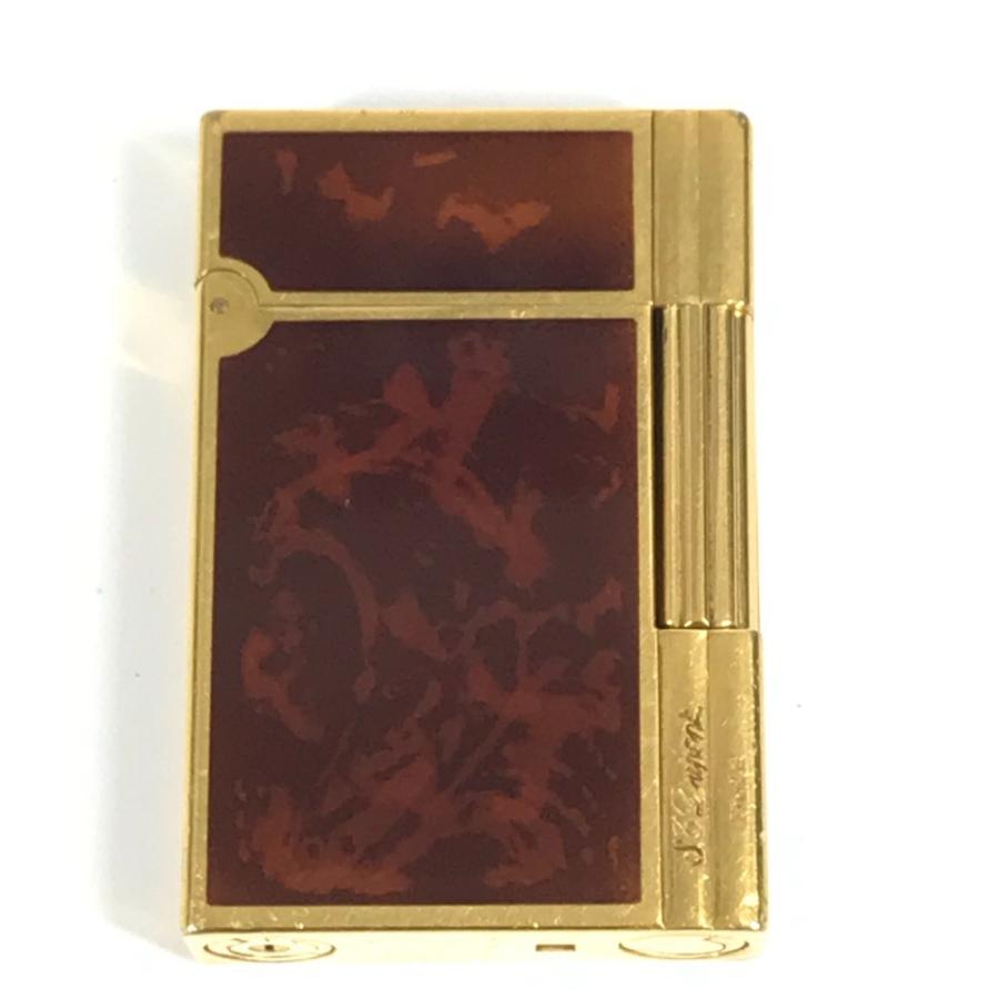 S.T.Dupont エス・テー・デュポン ギャッツビー 喫煙具 ライター ゴールド レディース【中古】_1