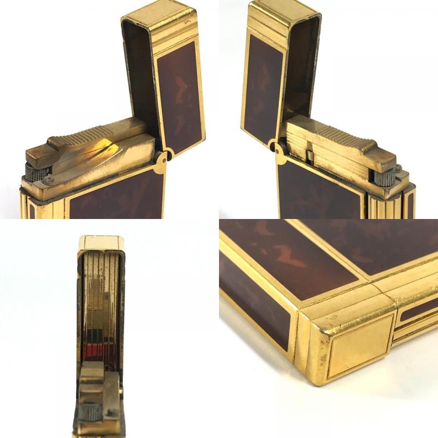 S.T.Dupont エス・テー・デュポン ギャッツビー 喫煙具 ライター ゴールド レディース【中古】_9