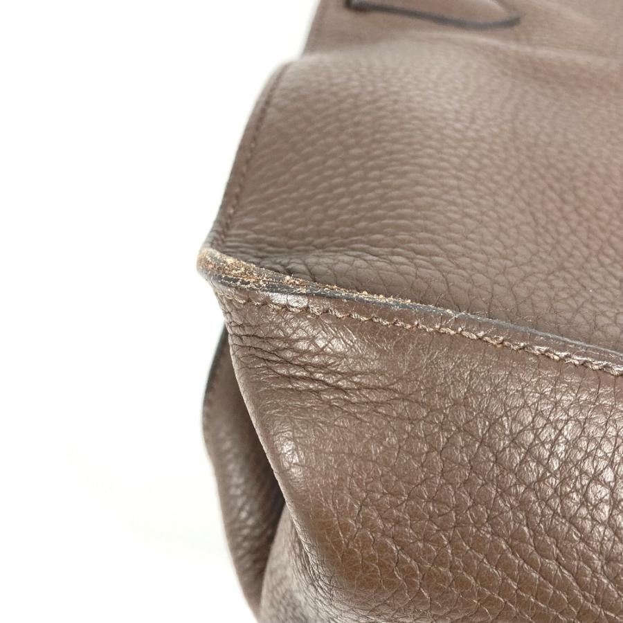 HERMES エルメス ジプシエール34 ジプシエール 34 カバン 斜め掛け フラップ ショルダーバッグ ダークブラウン ユニセックス【中古】 | HERMES | 07