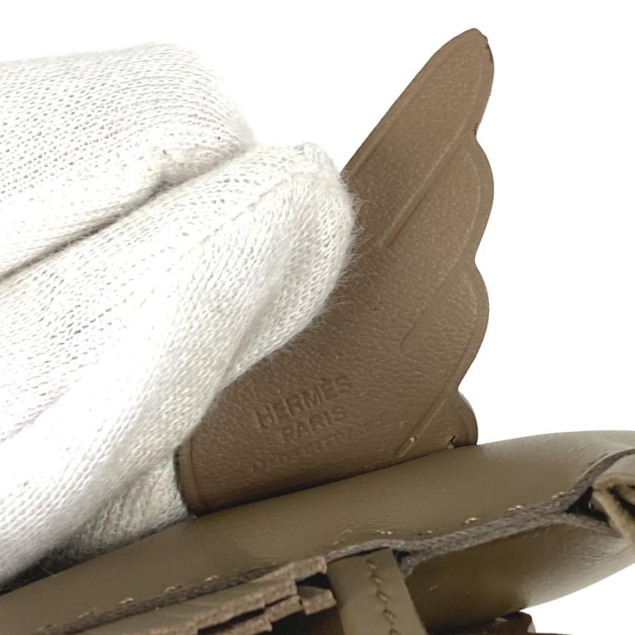 未使用 HERMES エルメス ロデオ ペガサスPM ロデオペガサス PM バッグチャーム ソーブラック 馬 チャーム エトゥープ グレー【中古】 | HERMES | 08