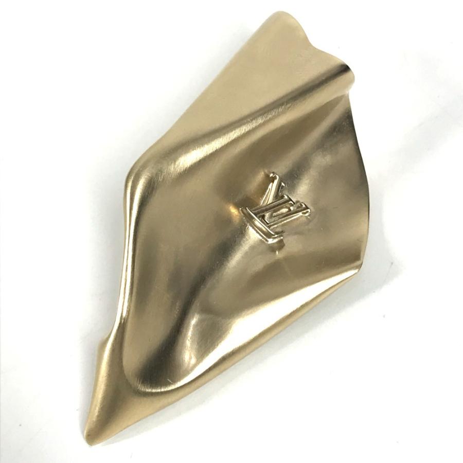 美品 LOUIS VUITTON ルイヴィトン M02400 ピアス LVスカルプチャー アクセサリー LVロゴ ピアス ゴールド ユニセックス【中古】 | LOUIS VUITTON | 01