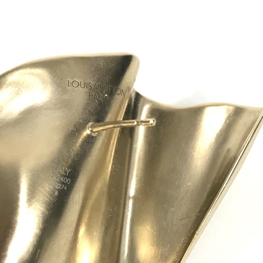 美品 LOUIS VUITTON ルイヴィトン M02400 ピアス LVスカルプチャー アクセサリー LVロゴ ピアス ゴールド ユニセックス【中古】 | LOUIS VUITTON | 05