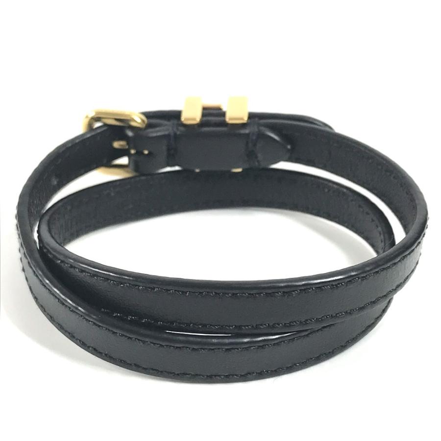 美品 LOUIS VUITTON ルイヴィトン M8912Z ブレスレット・LV ダーリン アクセサリー 2重ブレス バングル ブレスレット ノワール 【中古】 | LOUIS VUITTON | 01