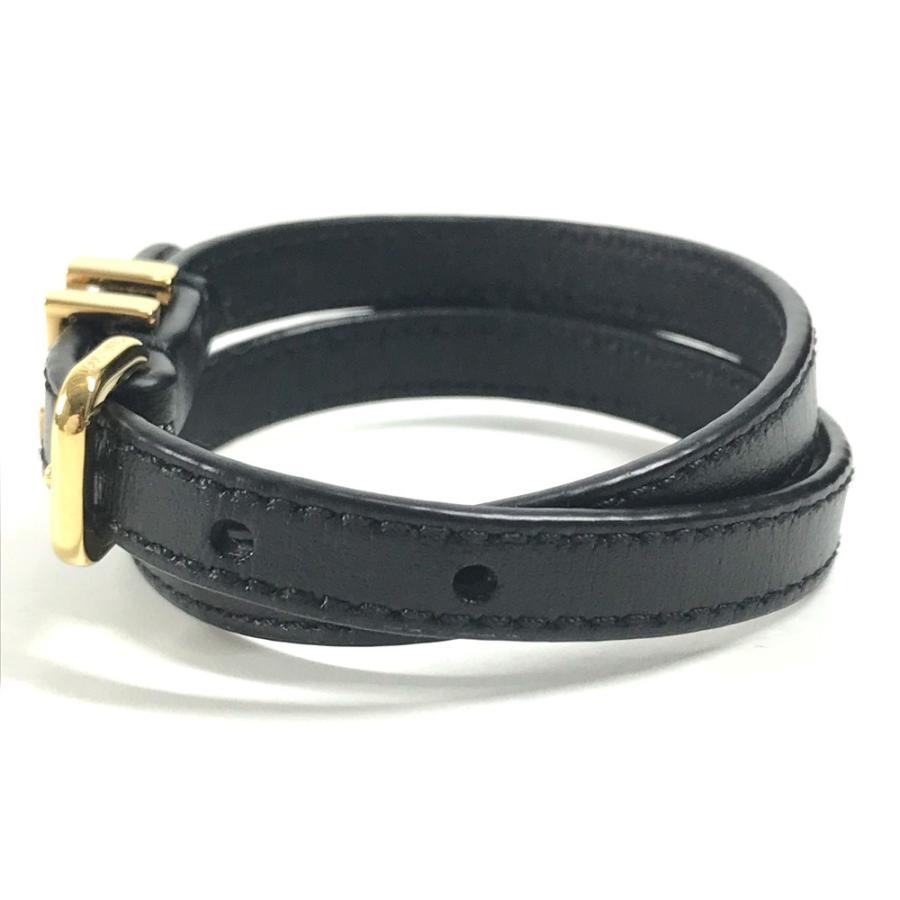 美品 LOUIS VUITTON ルイヴィトン M8912Z ブレスレット・LV ダーリン アクセサリー 2重ブレス バングル ブレスレット ノワール 【中古】 | LOUIS VUITTON | 02