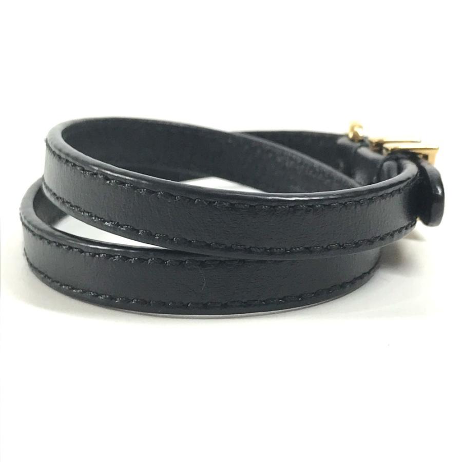 美品 LOUIS VUITTON ルイヴィトン M8912Z ブレスレット・LV ダーリン アクセサリー 2重ブレス バングル ブレスレット ノワール 【中古】 | LOUIS VUITTON | 03