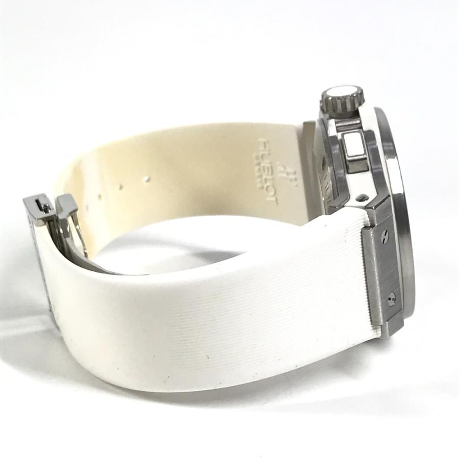 HUBLOT ウブロ 311.SE.2010.RW.1104.JSM1 ビッグバン アエロバン クロノグラフ ダイヤベゼル メンズウォッチ  腕時計 ホワイト【中古】 | HUBLOT | 07