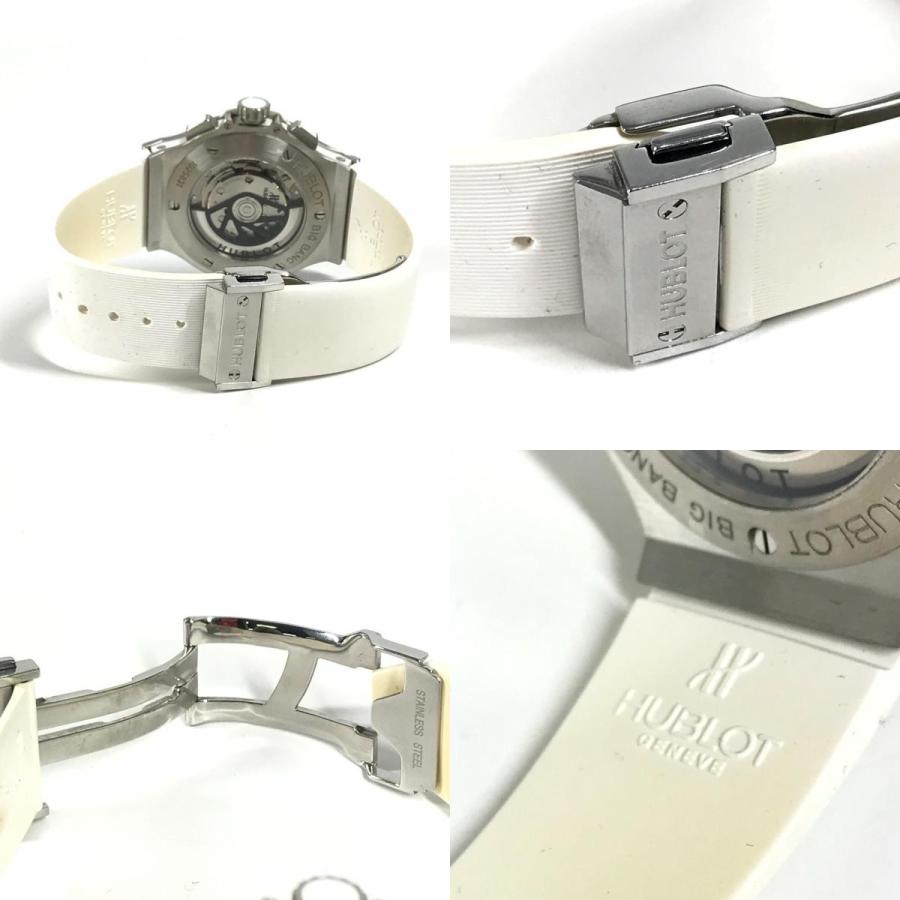 HUBLOT ウブロ 311.SE.2010.RW.1104.JSM1 ビッグバン アエロバン クロノグラフ ダイヤベゼル メンズウォッチ  腕時計 ホワイト【中古】 | HUBLOT | 08