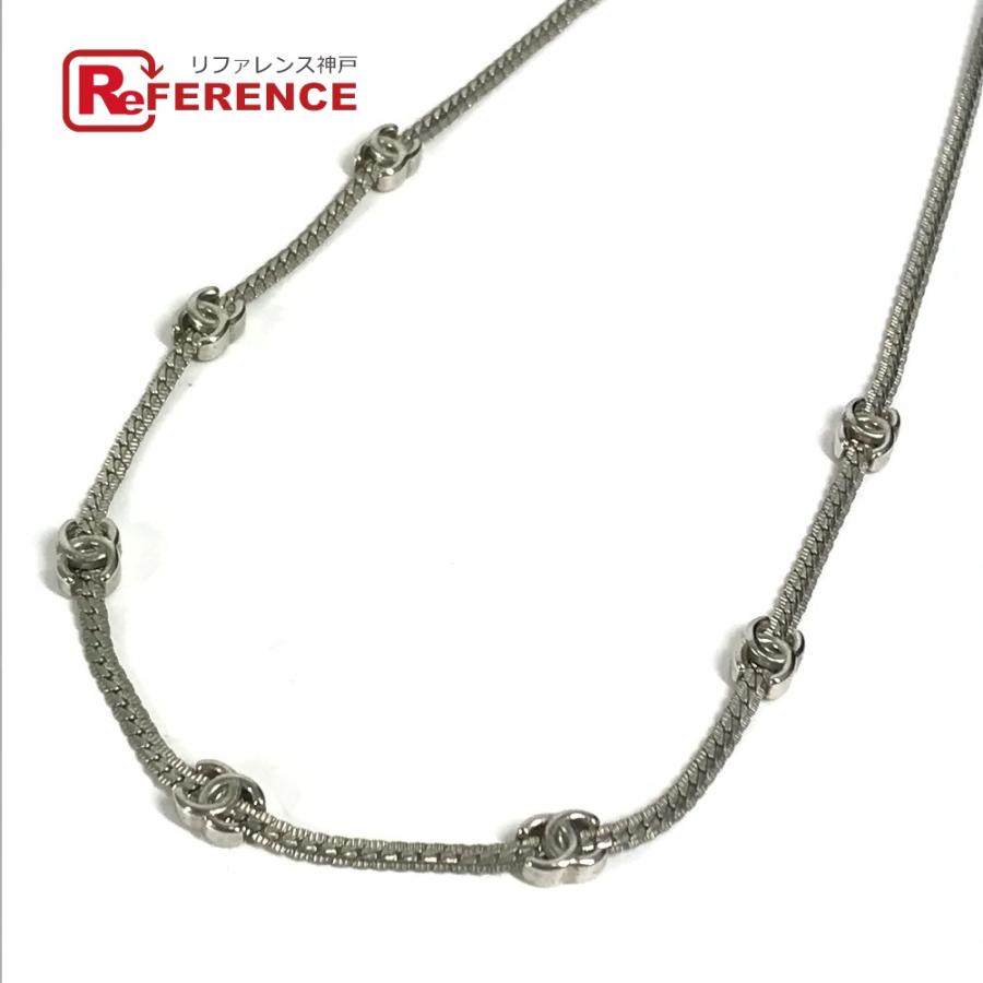 美品 CHANEL シャネル ABE254 CC ココマーク ロゴ チョーカー 2024年秋冬プレコレクション A 24B ネックレス シルバー レディース【中古】 | CHANEL
