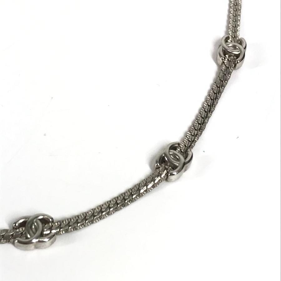 美品 CHANEL シャネル ABE254 CC ココマーク ロゴ チョーカー 2024年秋冬プレコレクション A 24B ネックレス シルバー レディース【中古】 | CHANEL | 07