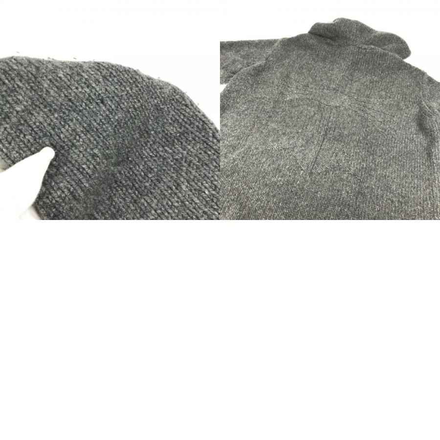 CHROME HEARTS クロムハーツ パーカー レザーパッチ 革タグ クロス アパレル 長袖  フード フーディー ニット グレー メンズ【中古】 |  | 09