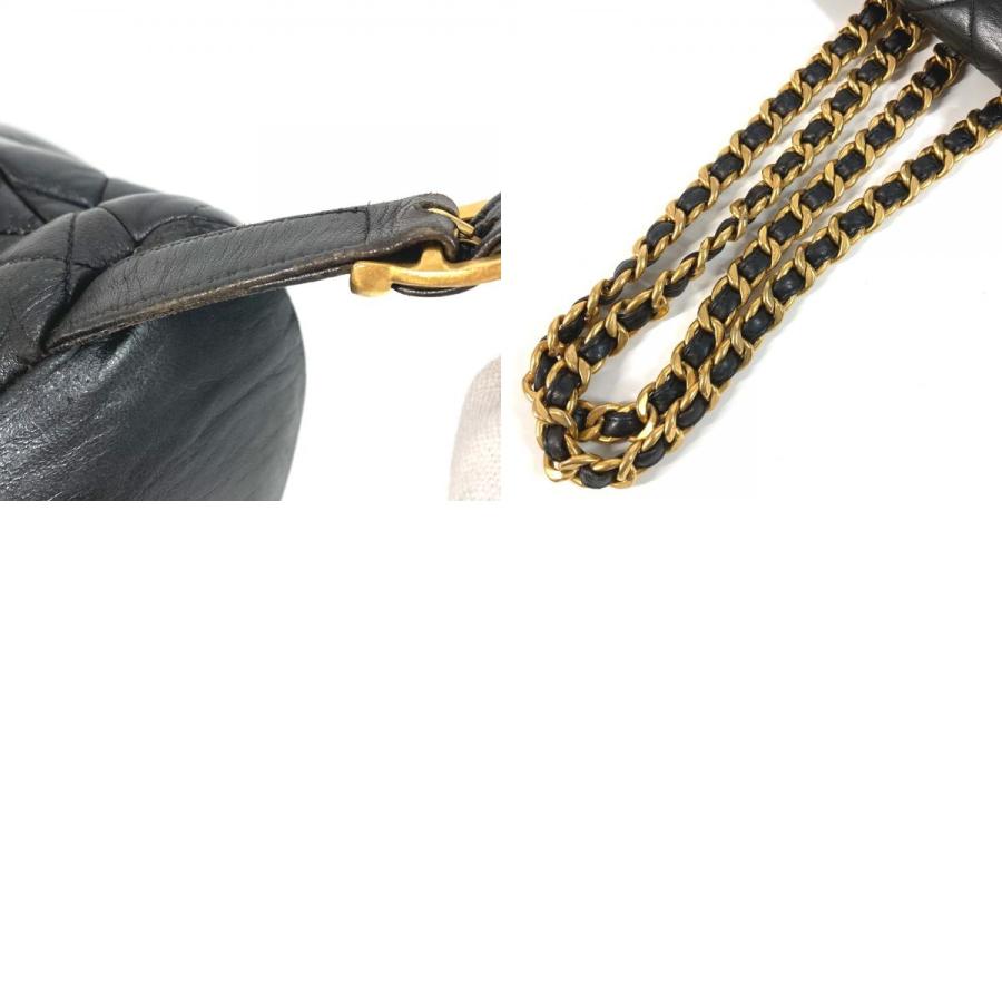 CHANEL シャネル マトラッセ キルティング チェーン バックパック カバン CC ココマーク ヴィンテージ リュックサック ブラック【中古】 | CHANEL | 09