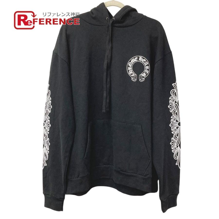 美品 CHROME HEARTS クロムハーツ SWTSHRT HD PLVR  フーディー フード トレーナー スウェット 長袖 パーカー ブラック メンズ【中古】 | 