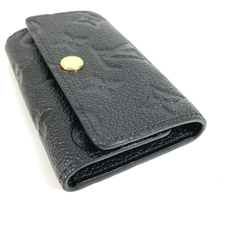 LOUIS VUITTON ルイヴィトン M64421 ミュルティクレ 6 鍵 アクセサリー 6P モノグラムアンプラント キーケース ブラック【中古】 | LOUIS VUITTON | 01