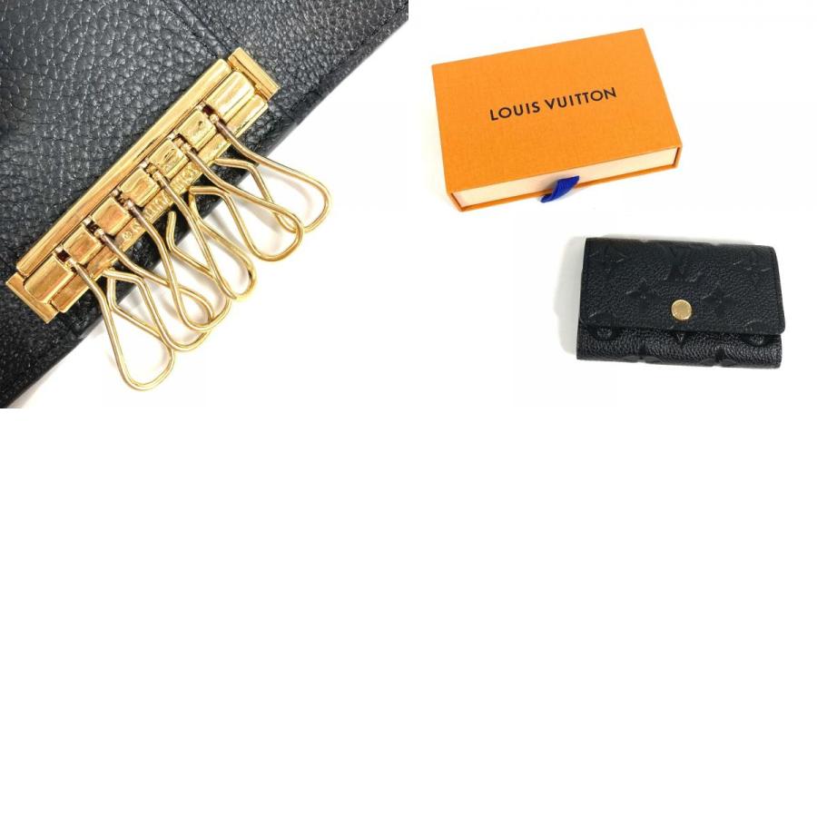 LOUIS VUITTON ルイヴィトン M64421 ミュルティクレ 6 鍵 アクセサリー 6P モノグラムアンプラント キーケース ブラック【中古】 | LOUIS VUITTON | 09