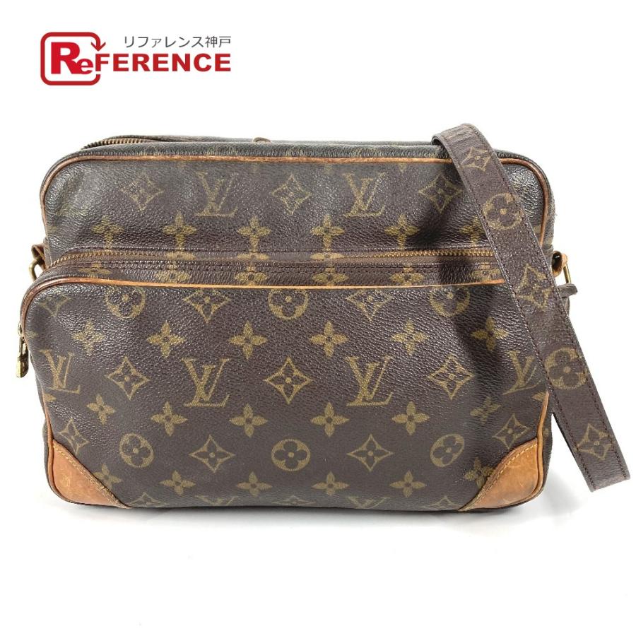 LOUIS VUITTON ルイヴィトン M45244 ナイル カバン 斜め掛け 肩掛け  モノグラム ショルダーバッグ ブラウン レディース【中古】 | LOUIS VUITTON