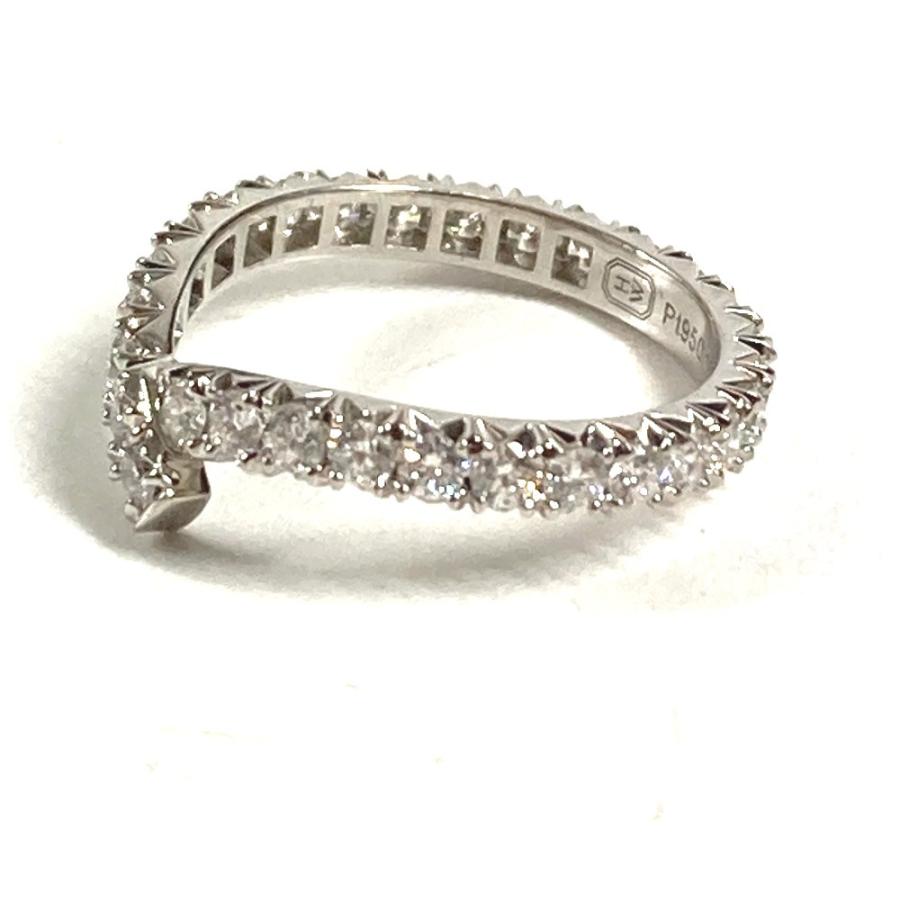HARRY WINSTON ハリーウィンストン リボン バンド ダイヤモンド ダイヤ プラチナ リング・指輪 シルバー レディース【中古】 |  | 02