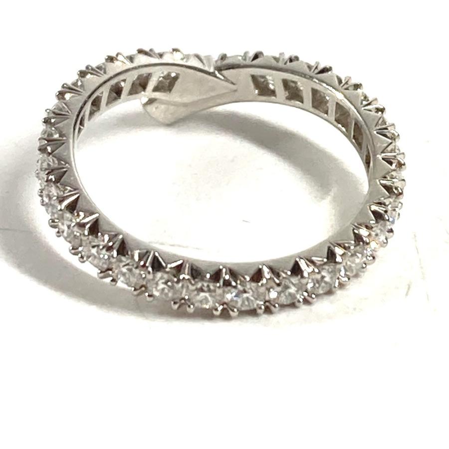 HARRY WINSTON ハリーウィンストン リボン バンド ダイヤモンド ダイヤ プラチナ リング・指輪 シルバー レディース【中古】 |  | 03