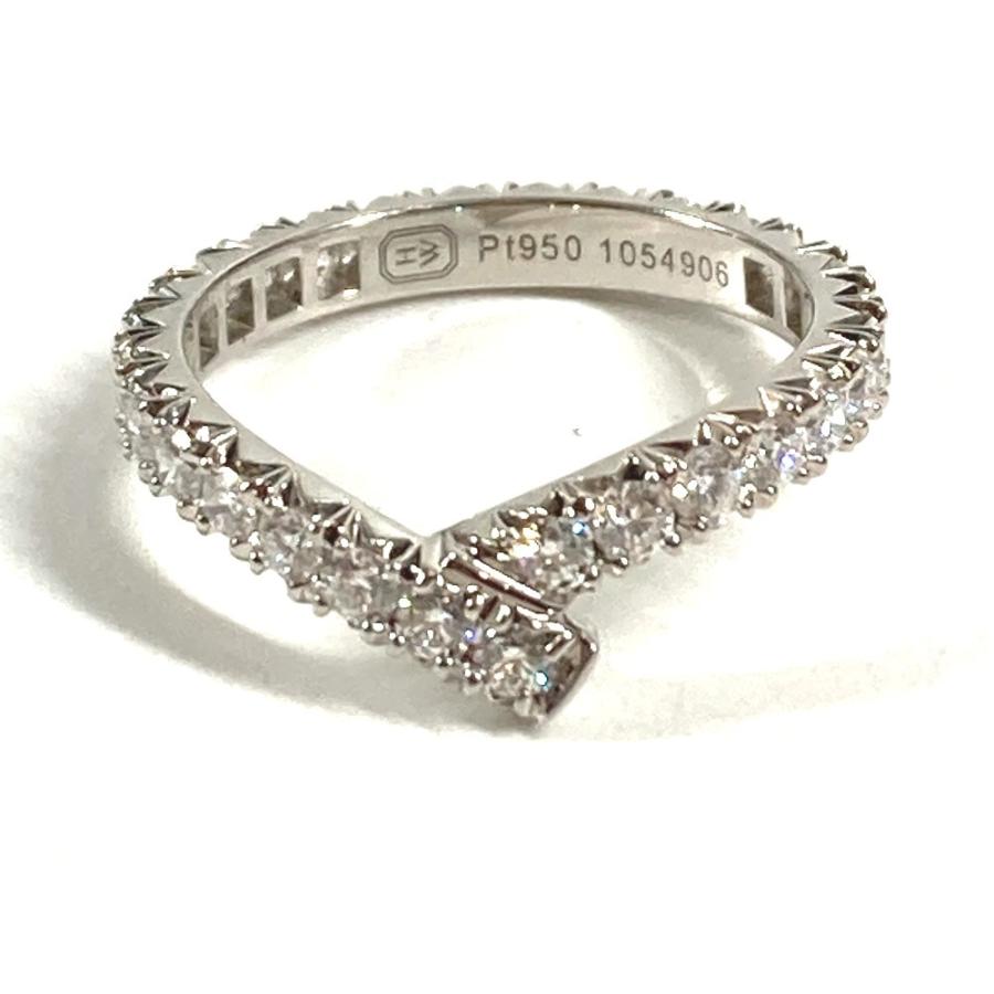 HARRY WINSTON ハリーウィンストン リボン バンド ダイヤモンド ダイヤ プラチナ リング・指輪 シルバー レディース【中古】 |  | 05