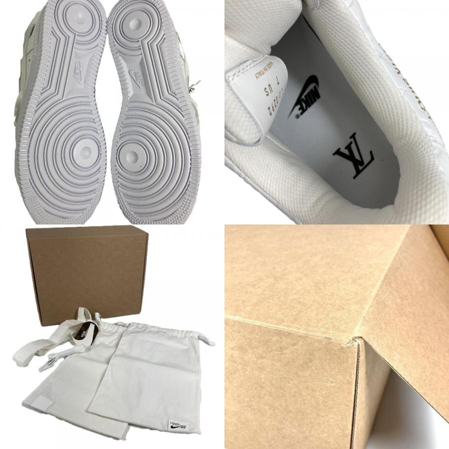 新品同様 LOUIS VUITTON ルイヴィトン ナイキ エアフォース1 ロー  靴 シューズ Nike Air Force 1 Low   スニーカー ホワイト 【中古】 | LOUIS VUITTON | 09