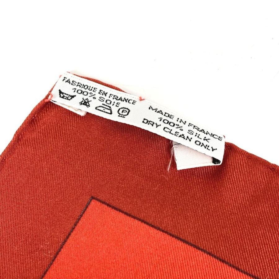 美品 HERMES エルメス BRISE DE CHARME 魅惑のそよ風 カレ90 カレ 90 扇 和柄 扇子 スカーフ マルチカラー レディース【中古】 | HERMES | 04