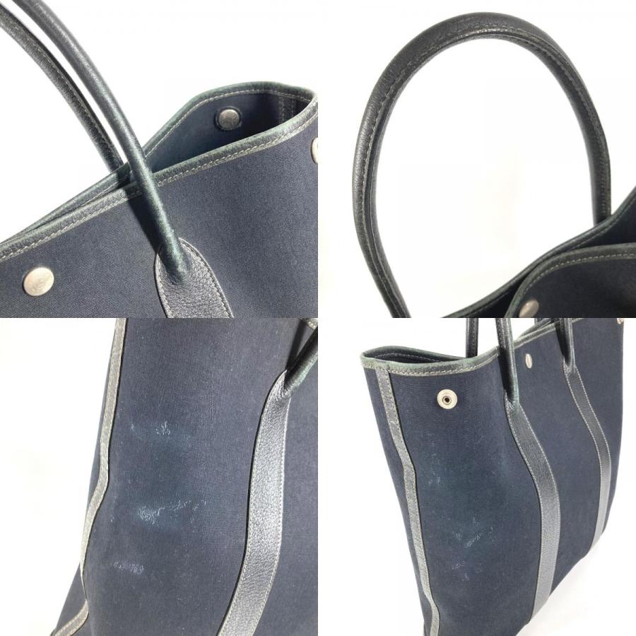 HERMES エルメス ガーデンファイルMM ガーデンファイル MM カバン トートバッグ 肩掛け ショルダーバッグ ブラック ユニセックス【中古】 | HERMES | 08