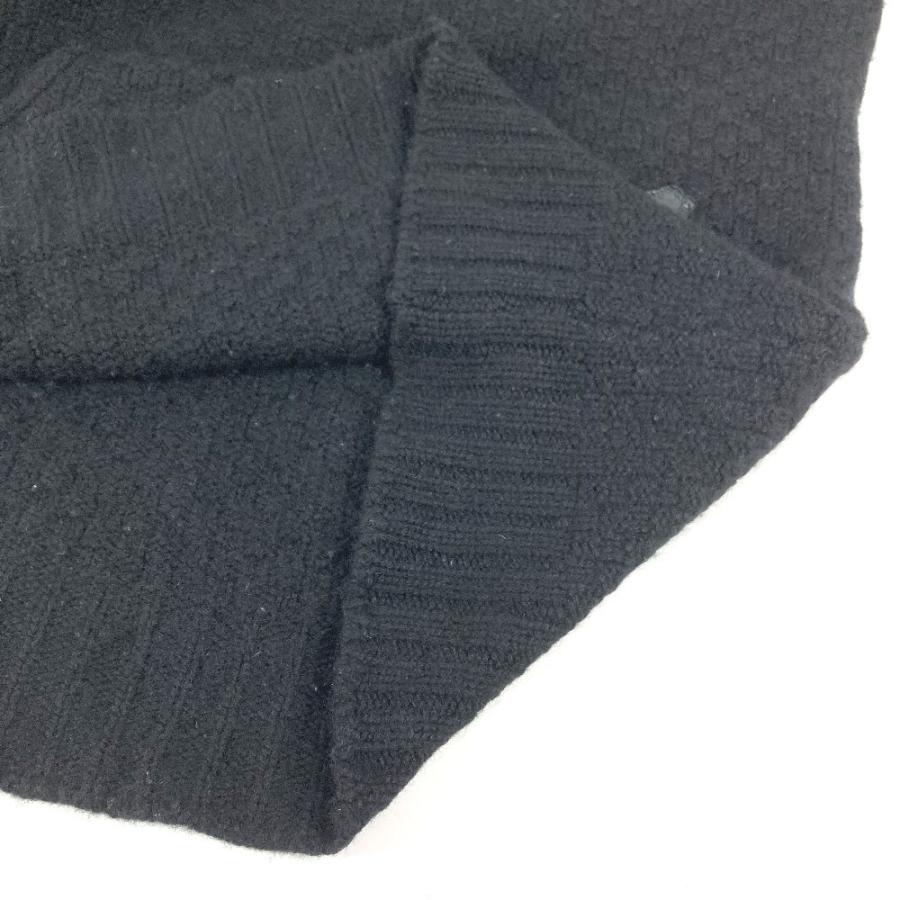 CHROME HEARTS クロムハーツ パーカー レザーパッチ 革タグ クロス アパレル 長袖  フード フーディー ニット ブラック メンズ【中古】 |  | 06