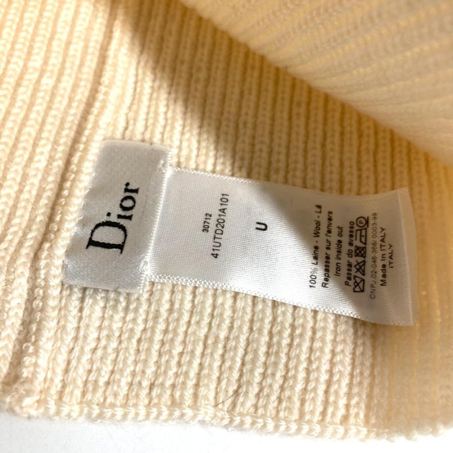 美品 Dior ディオール 41UTD201A101 CD ロゴ マフラー アイボリー レディース【中古】 |  | 06