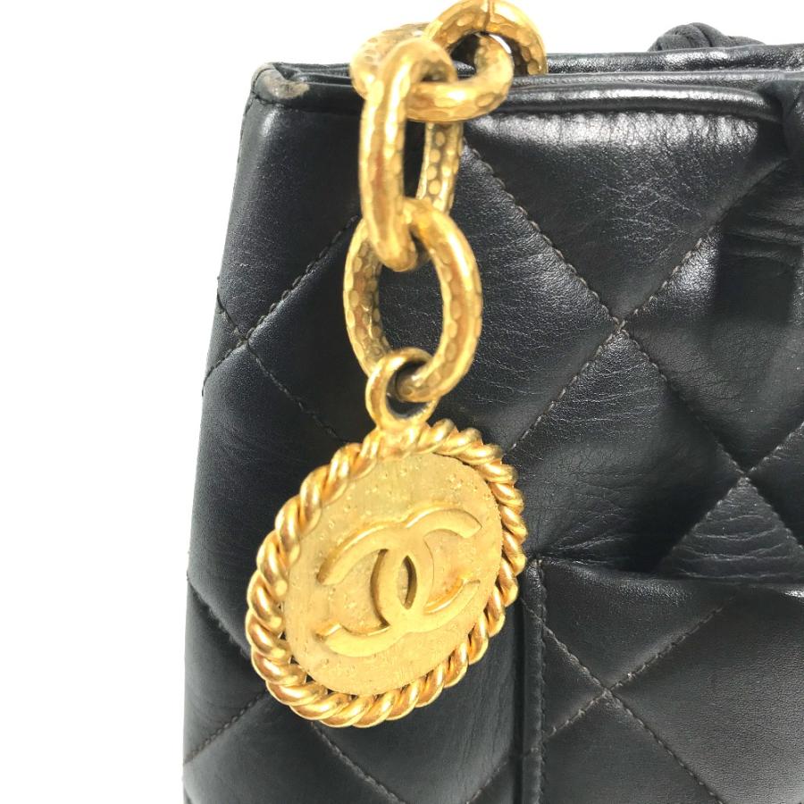 CHANEL シャネル  A01804  復刻トート ハンドバック カバン　CC ココマーク ロゴ トートバッグ ブラック レディース【中古】 | CHANEL | 01
