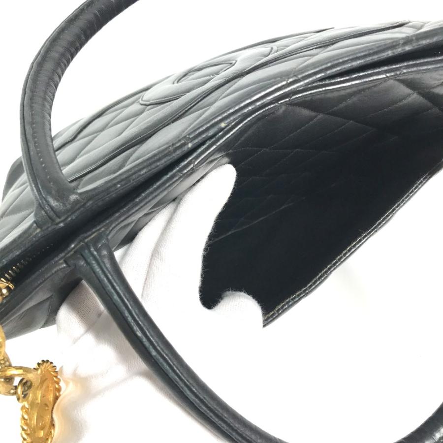 CHANEL シャネル  A01804  復刻トート ハンドバック カバン　CC ココマーク ロゴ トートバッグ ブラック レディース【中古】 | CHANEL | 06